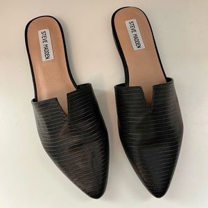 Steve Madden black mules